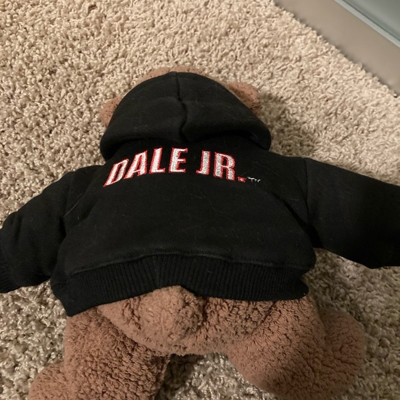 Dale Earnhardt teddy bear with hoody - Picture 2 of 2
